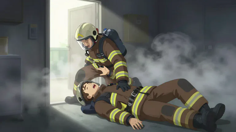 Visual representation of "asphyxia" - A condition caused by not getting enough oxygen