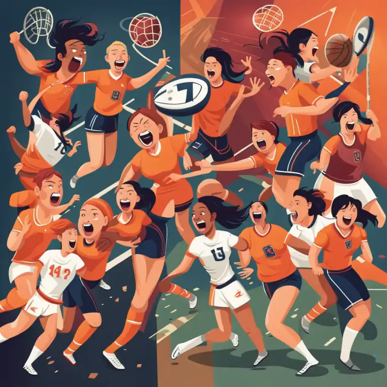 Visual representation of "put somebody to the sword" - To thoroughly defeat, especially in sports