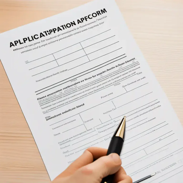 Visual representation of "fill in" - To complete a form with necessary and required details.