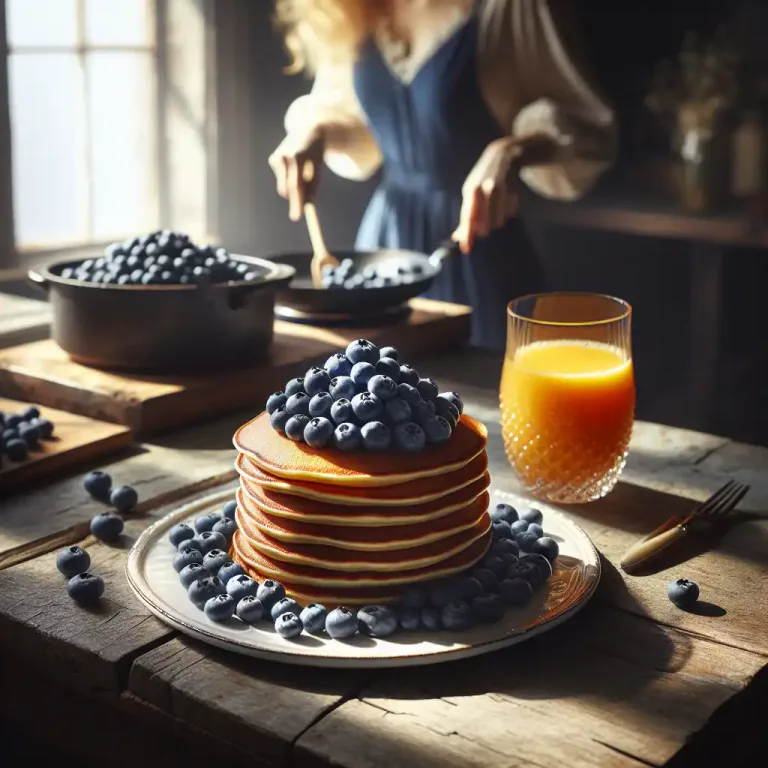 Visual representation of "flapjack" - A type of flat, round cake that is cooked in a pan and often eaten for breakfast. Also known as a pancake in some regions.