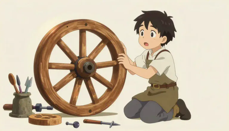 Visual representation of "invention" - Something newly designed or created for the first time