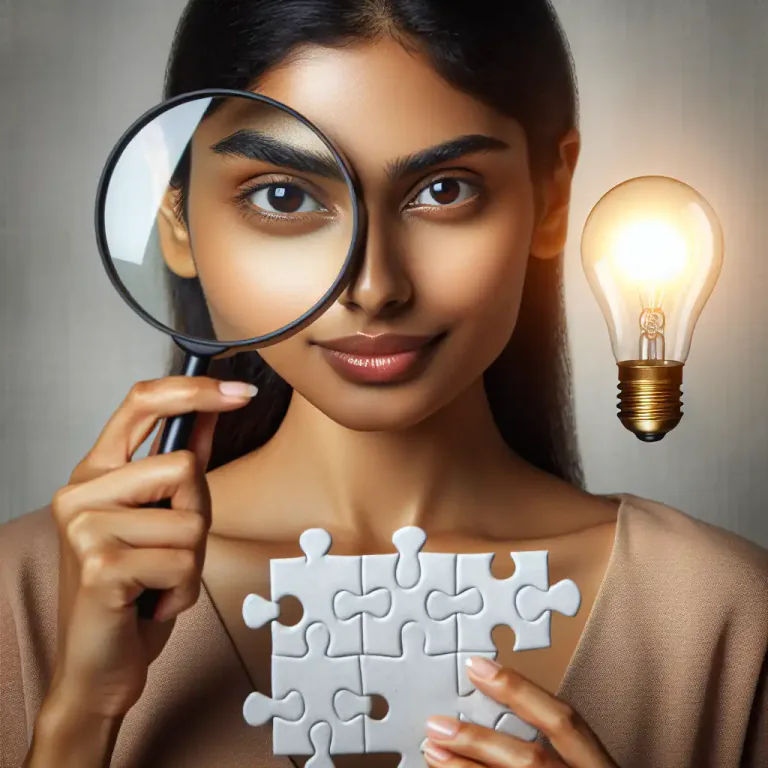 Visual representation of "perspicacity" - The ability to understand or notice things clearly; sharpness of mind.