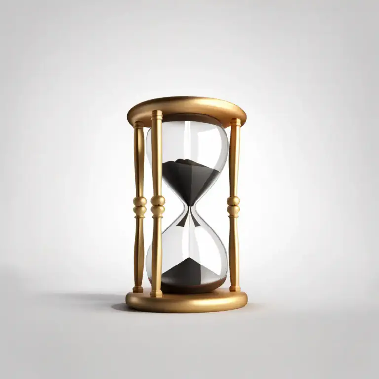 Visual representation of "waist" - The middle or narrowest part of something shaped like an hourglass.