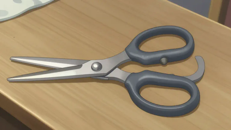 Visual representation of "shear" - A pair of scissors