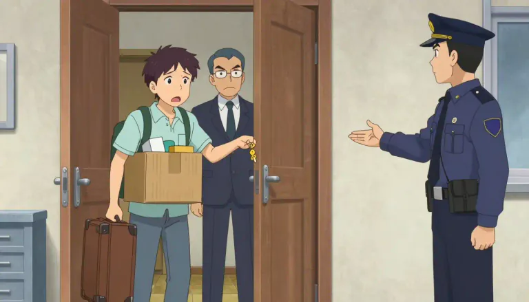 Visual representation of "eviction" - The act of forcing someone to leave a place