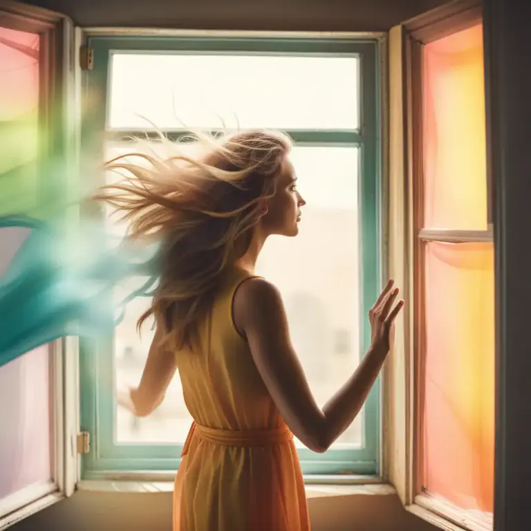 Visual representation of "air" - To expose something to fresh air