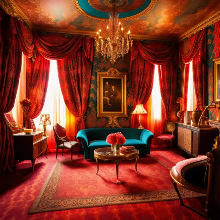 Visual representation of "florid" - Showy or excessively ornate