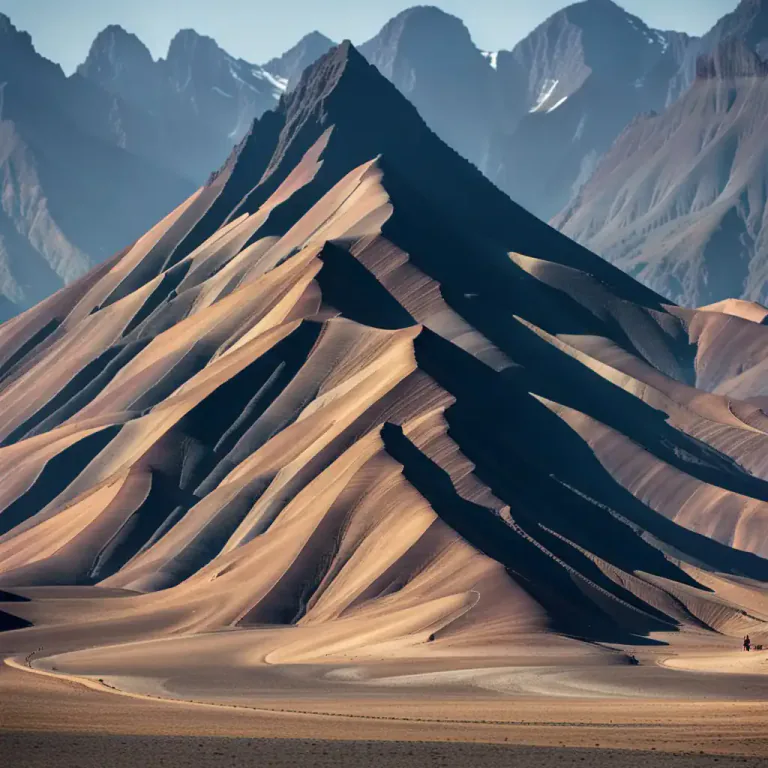 Visual representation of "chevron" - In the field of geology, it refers to a fold in rock layers in a V shape.