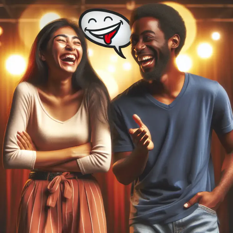 Visual representation of "scream" - something very funny