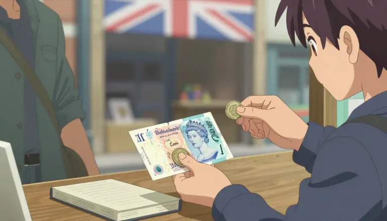 Visual representation of "pound" - The name of the currency used in the UK and some other countries