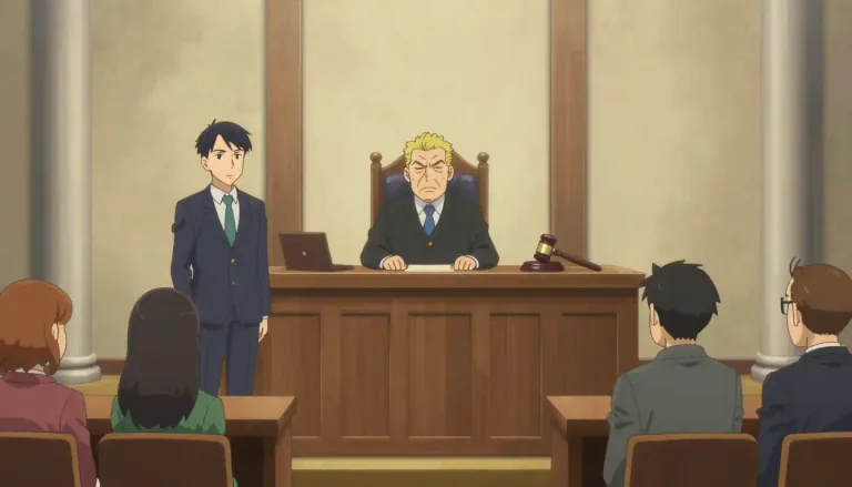 Visual representation of "court" - A place where legal cases are judged