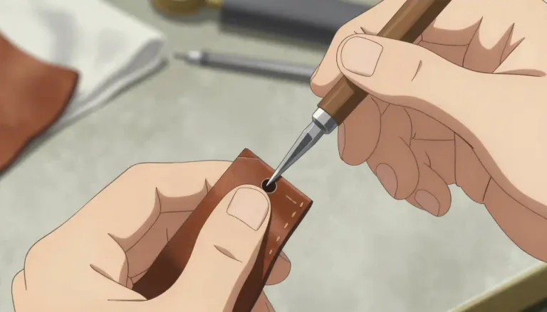 Visual representation of "bodkin" - A small, sharp and thin tool used for piercing holes in cloth or leather.