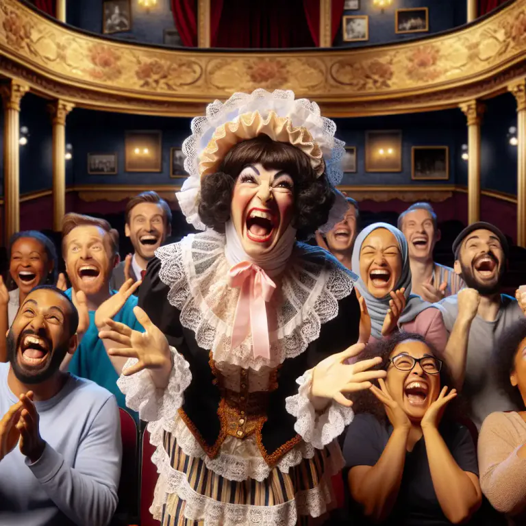Visual representation of "vaudeville" - Relating to or characteristic of vaudeville.
