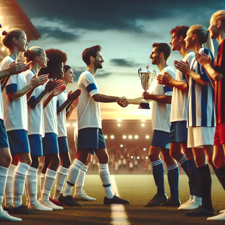 Visual representation of "sport" - Behavior or action demonstrating fairness and respect for rules and opponents in a game or activity