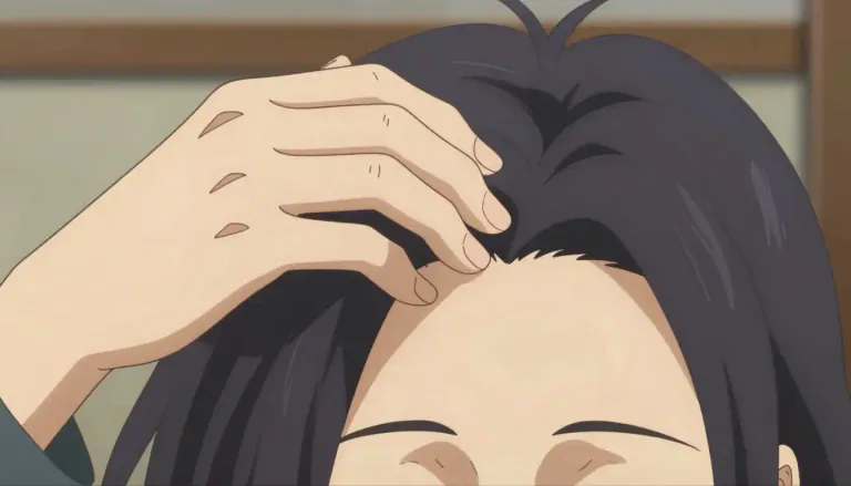 Visual representation of "scalp" - The skin covering the top of your head where hair grows.