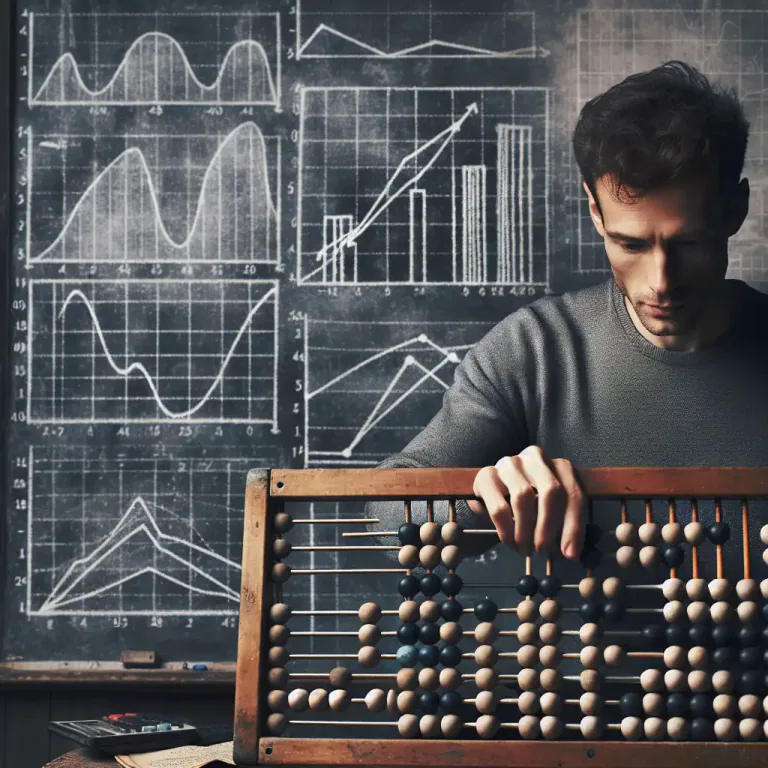 Visual representation of "quantification" - The use of numbers to explain or predict a certain phenomenon or event.