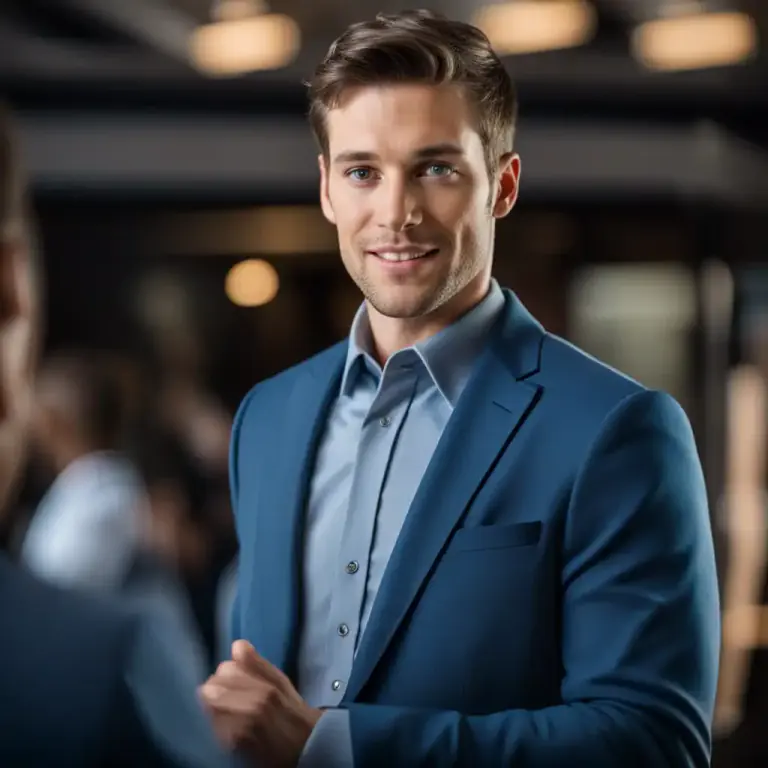 Visual representation of "gentleman" - It's a polite way of referring to a man, especially in business or customer service.