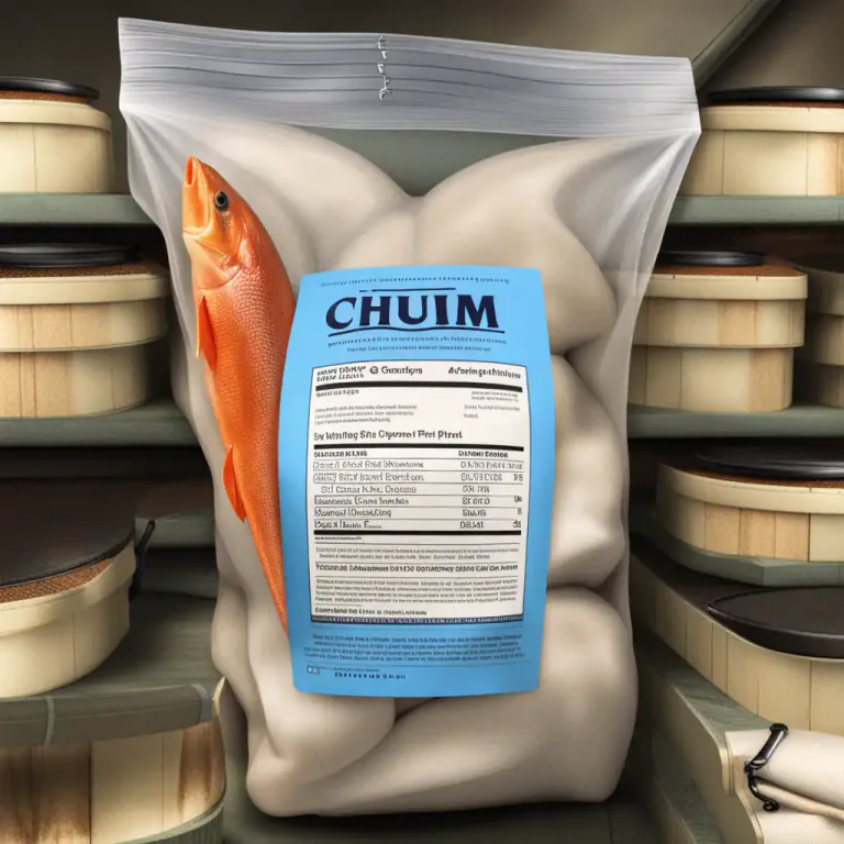Visual representation of "chum" - Fish or other seafood used as bait.
