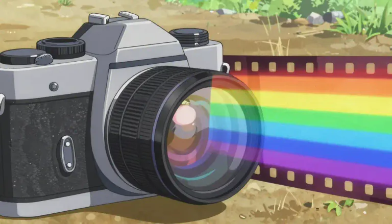 Visual representation of "panchromatic" - Relating to a device capable of reacting to all wavelengths of visible light.