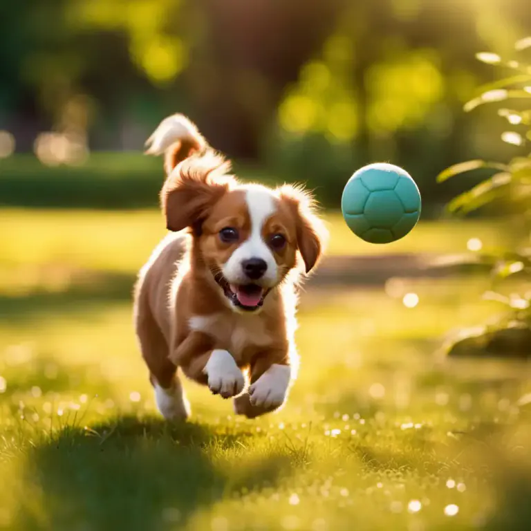 Visual representation of "romp away" - To move energetically or wildly