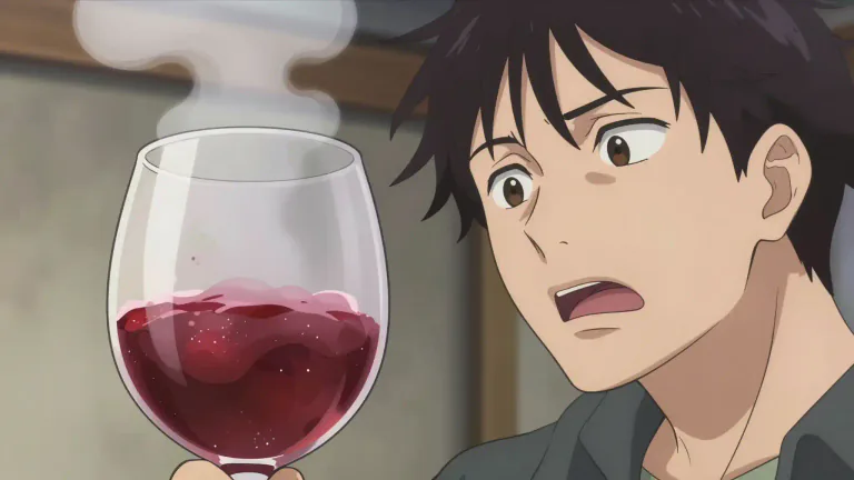 Visual representation of "vinegary" - Having a sour or bitter taste or character; similar to vinegar.