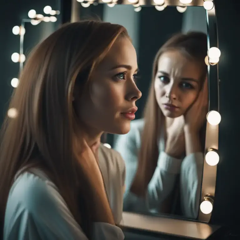 Visual representation of "projection" - The act of transferring one's own feelings or emotions onto someone or something else