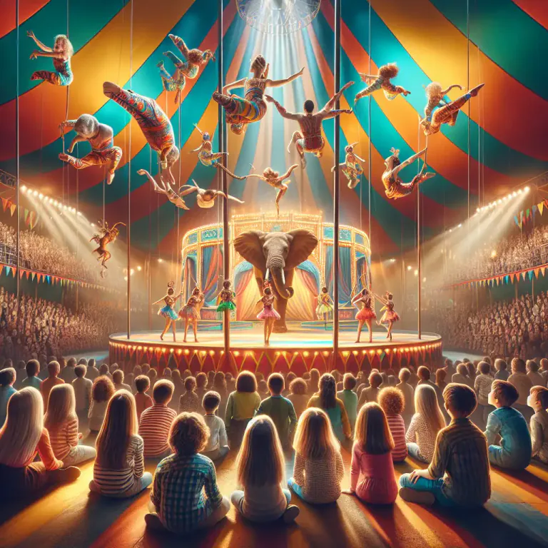 Visual representation of "hippodrome" - A circus, especially one held in an enclosed building