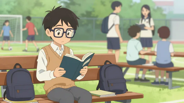 Visual representation of "nerd" - A person who is not fashionable or popular, especially one who is overly studious.