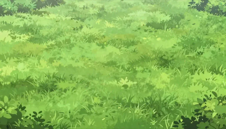 Visual representation of "lawn" - An area covered with short, well-kept grass, usually in a garden or park.