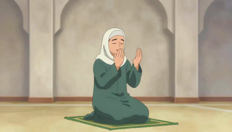 Visual representation of "muslim" - A person who follows or practices Islam, a major world religion.
