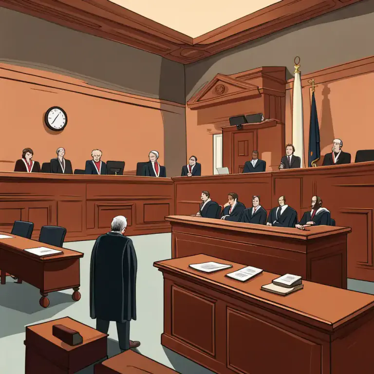 Visual representation of "doctrine" - A principle or rule established in a previous legal case that is either binding on or provides guidance for a court when making a decision in a case with similar issues or facts.