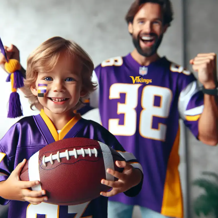 Visual representation of "viking" - A professional American football player from the Minnesota Vikings team