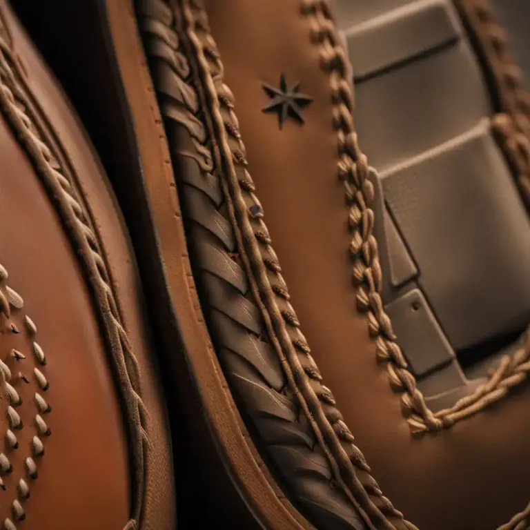 Visual representation of "upper" - The part of a shoe or boot above the sole.