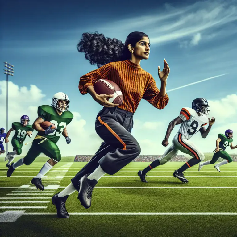 Visual representation of "daylight" - A considerable, often uncontested lead in a sports contest