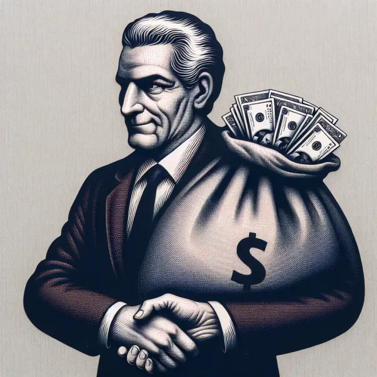 Visual representation of "scamp" - A dishonest or unscrupulous man who avoids fulfilling responsibilities.