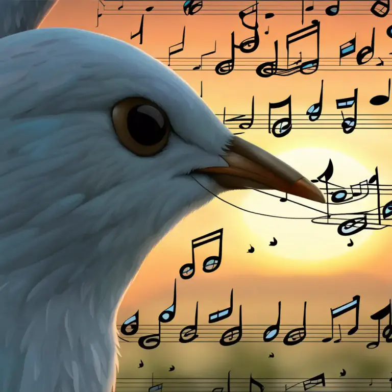 Visual representation of "fluting" - Resembling or related to the sound of a flute.