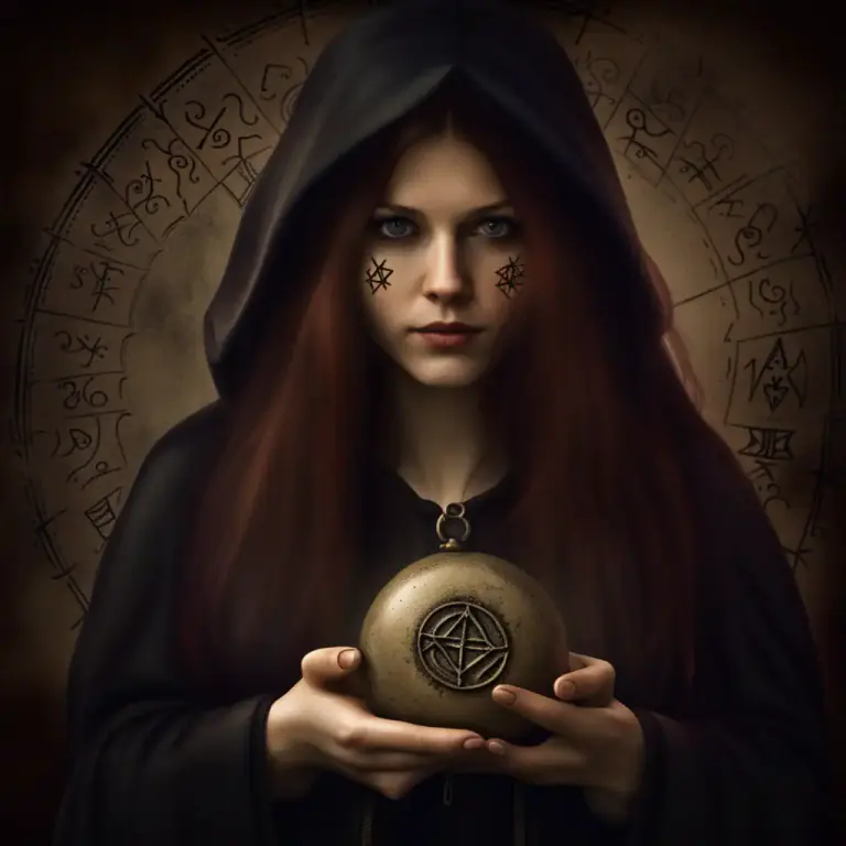 Visual representation of "rune" - A mark or symbol believed to have magical powers