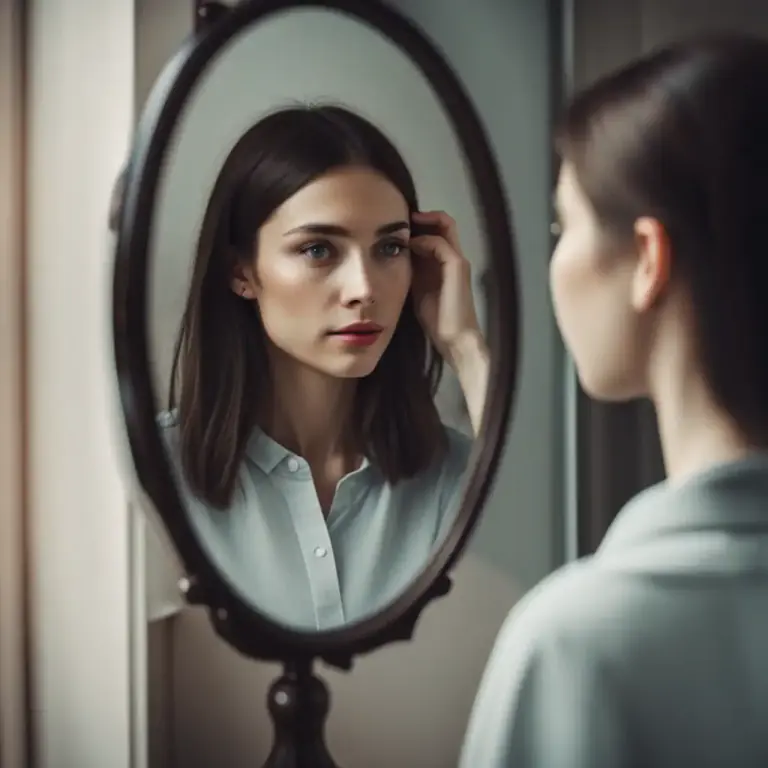 Visual representation of "about/on your person" - pertaining to oneself