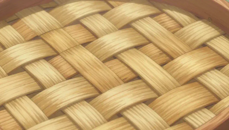Visual representation of "basketweave" - A method of weaving in which strands are interlaced in a pattern that resembles a basket.