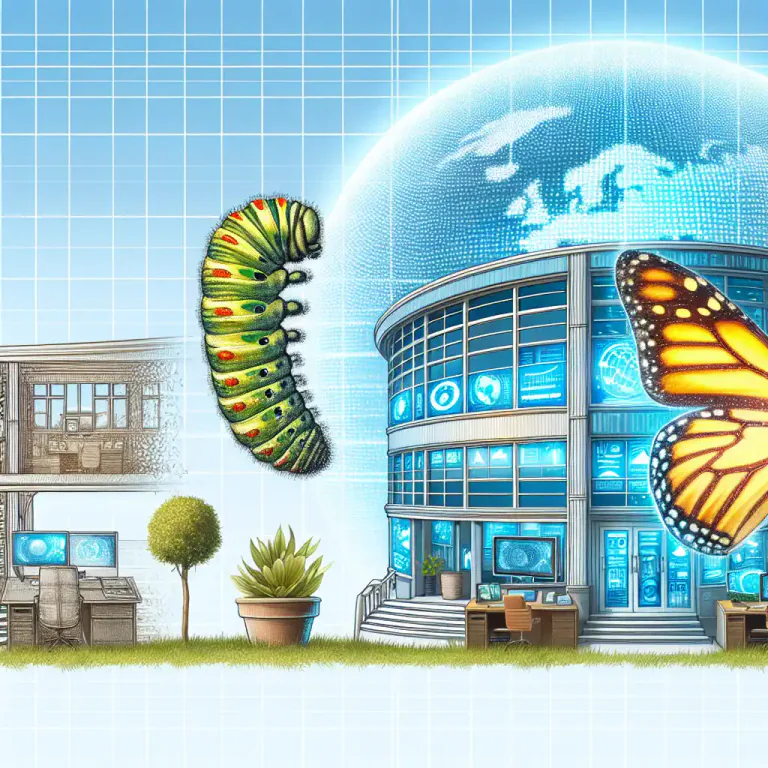 Visual representation of "metamorphose" - To change or cause to change completely in nature, form or character