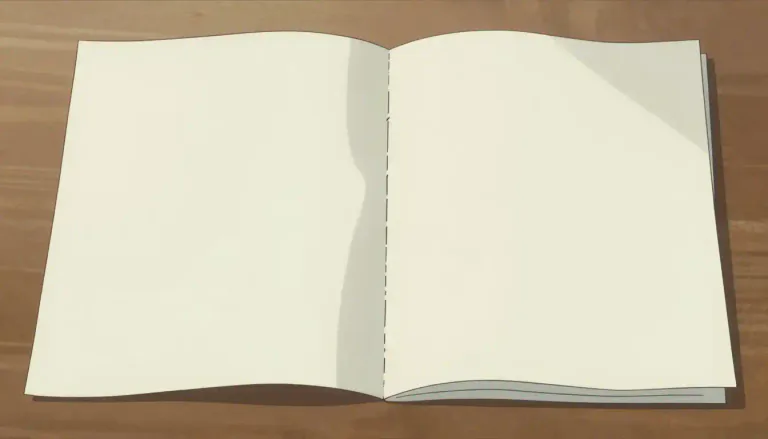 Visual representation of "crease" - A line or mark made by folding, pressing or crushing a material like paper or cloth.