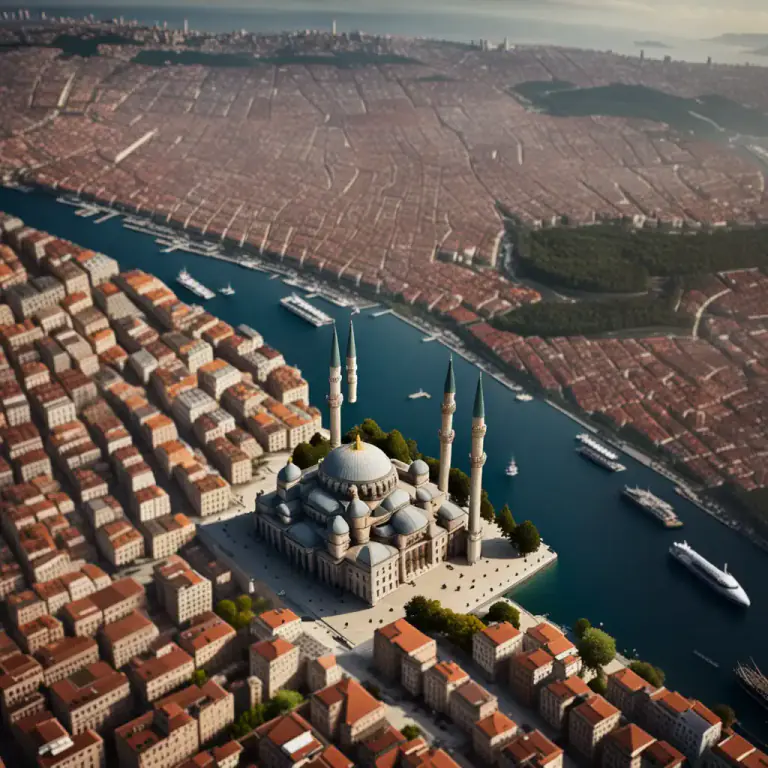 Visual representation of "turkey" - A country located at the crossroads of Europe and Asia