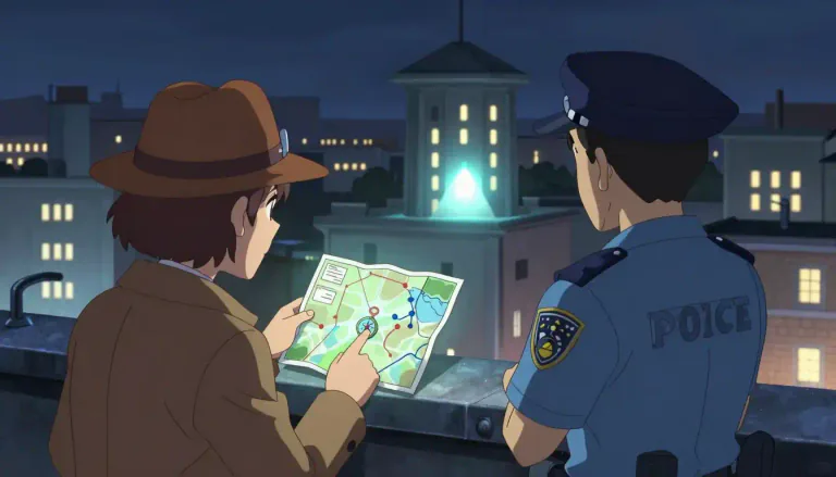 Visual representation of "locate" - To find or discover the exact position of something or someone