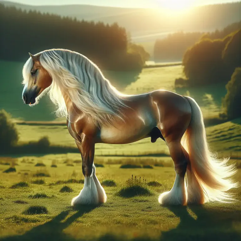 Visual representation of "tresses" - The long hair growing on the mane of a horse.