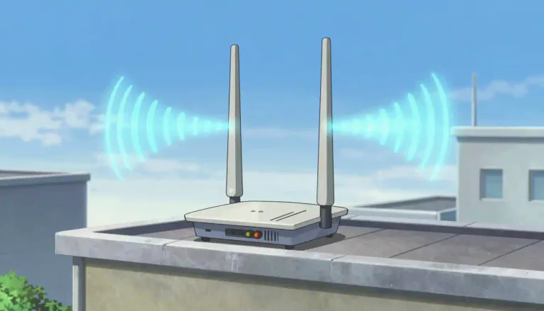 Visual representation of "repeater" - A machine or device that receives a signal and transmits the same signal.