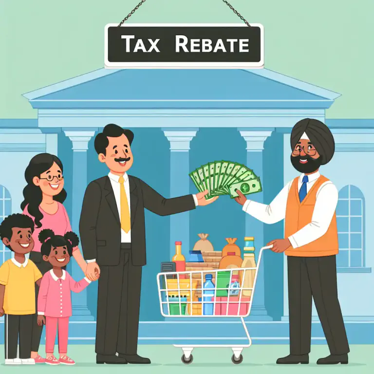Visual representation of "rebate" - To give a reduction or return of some payment, typically as a means to encourage consumption.