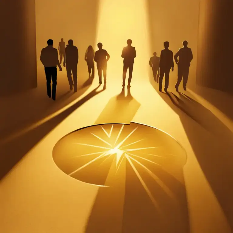 Visual representation of "intangible" - In business, it refers to value or assets not in physical form