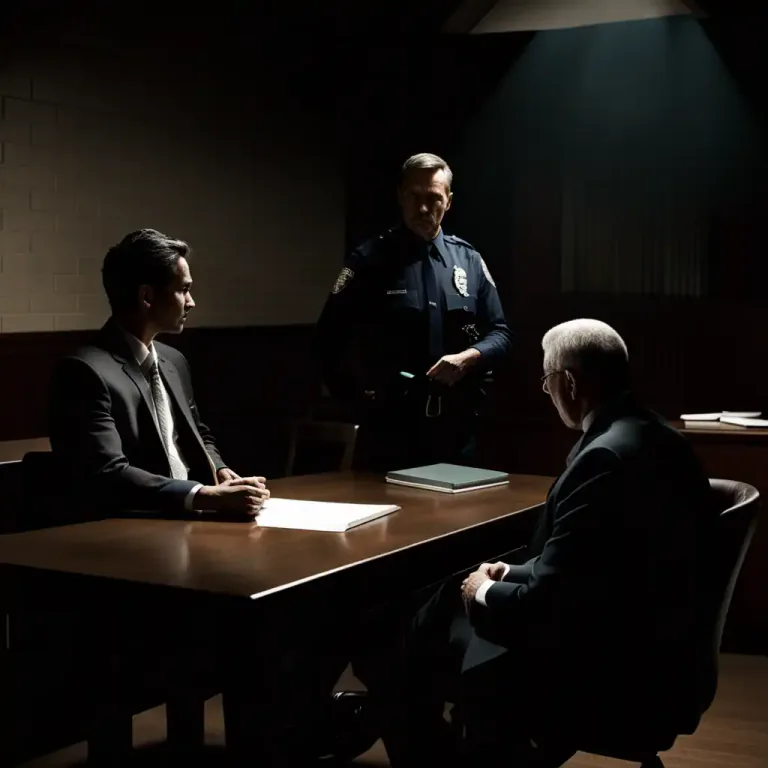 Visual representation of "in the presence of somebody" - Under the watch or supervision of someone, usually an authority figure.
