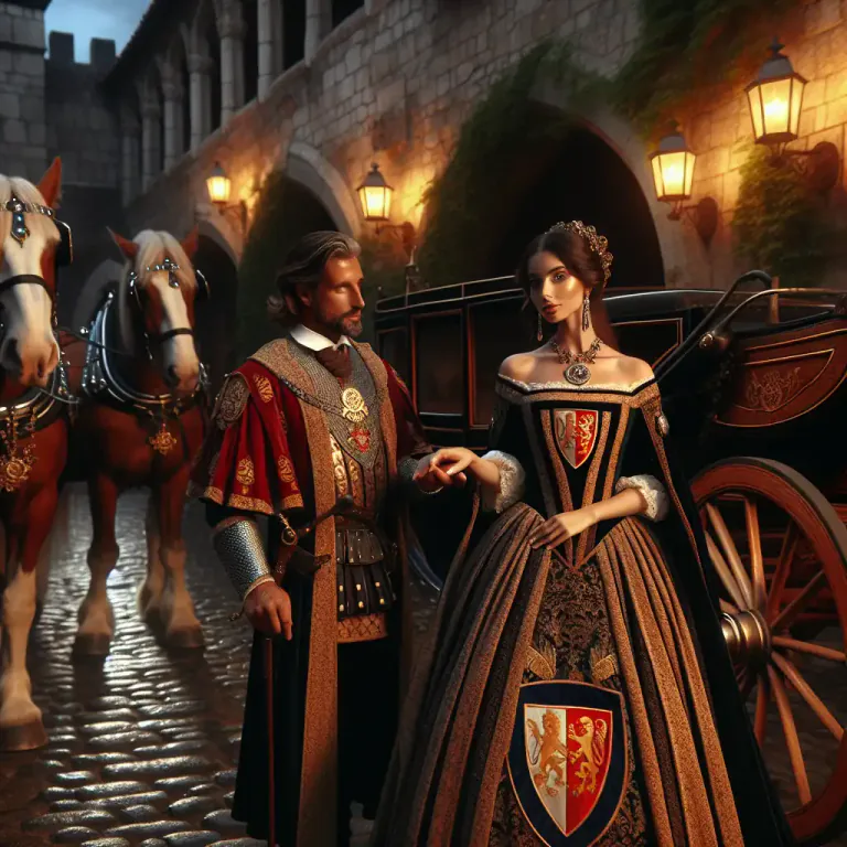 Visual representation of "milady" - A term to address or refer to a noble or aristocratic woman, used in the times of chivalry