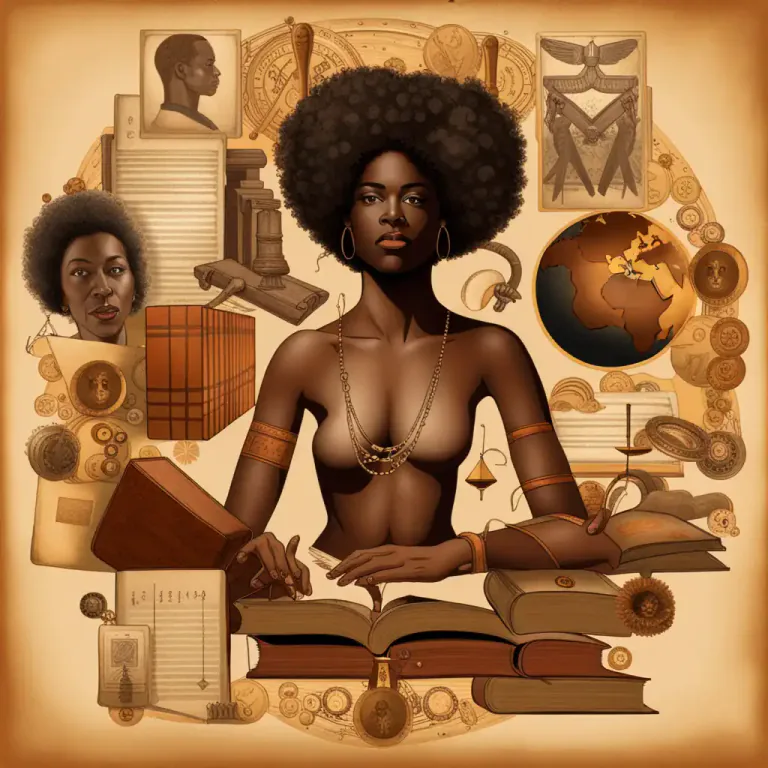 Visual representation of "African American" - Relating to African Americans and their culture and history.